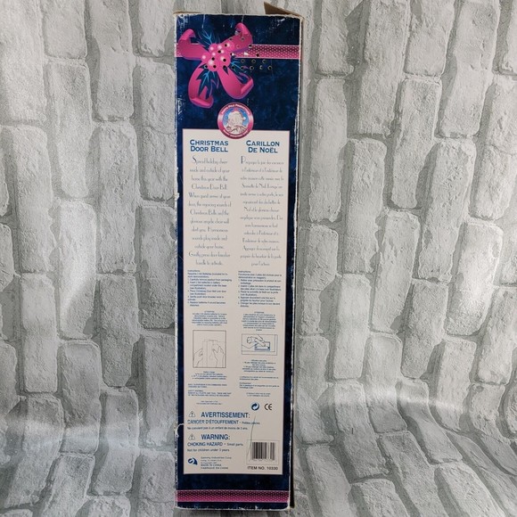 VTG 1997 Gemmy Industries Electronic CHRISTMAS Singing Doorbell Door Knocker 28” - Picture 9 of 11